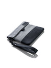 GRAV Smell-proof Pouch in Black, Angled View with Wrist Strap, Durable and Portable