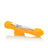 GRAV Steamroller with Mustard Yellow Silicone Skin - Borosilicate Glass - Side View