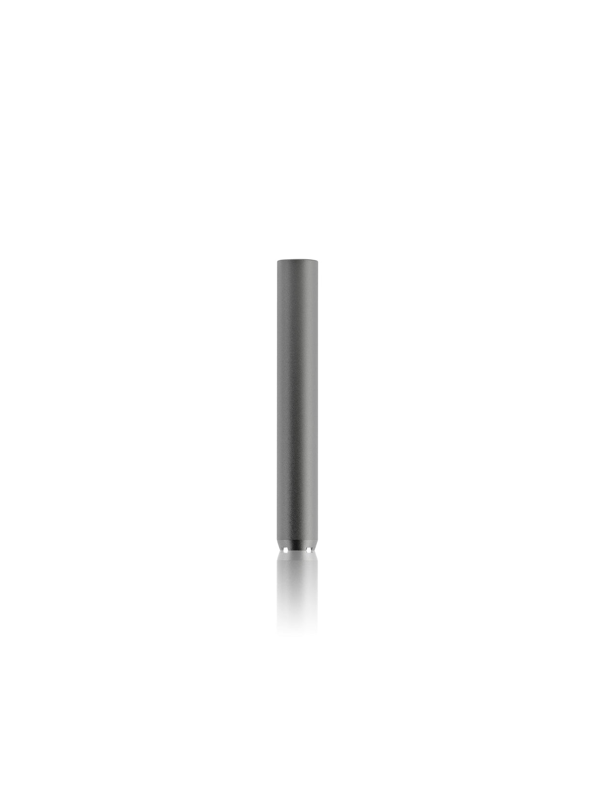 GRAV Dugout Taster in sleek black, front view on a seamless white background, compact for easy travel