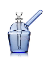GRAV® Slush Cup Pocket Bubbler in Blue - Front View with Deep Bowl