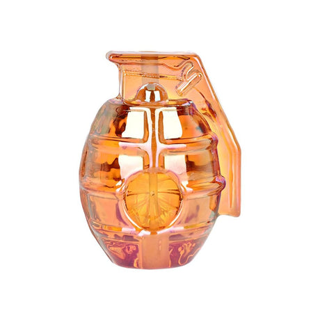 Electroplated Grenade Glass Hand Pipe | 3" | Assorted Colors | 3ct Bundle