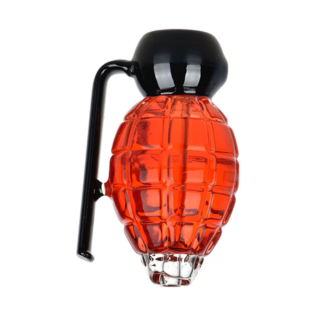 Grenade Glycerin Glass Hand Pipe | 3.75" | Assorted Colors | 4ct Bundle