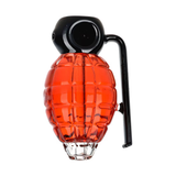 Grenade Glycerin Glass Hand Pipe | 3.75" | Assorted Colors | 4ct Bundle