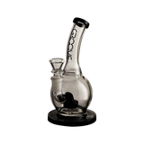 Groove 7" Bubbler Rig with Sturdy Base for Concentrates - Front View