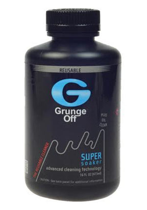 Grunge Off Super Soaker 16.9oz bottle for cleaning, front view on white background