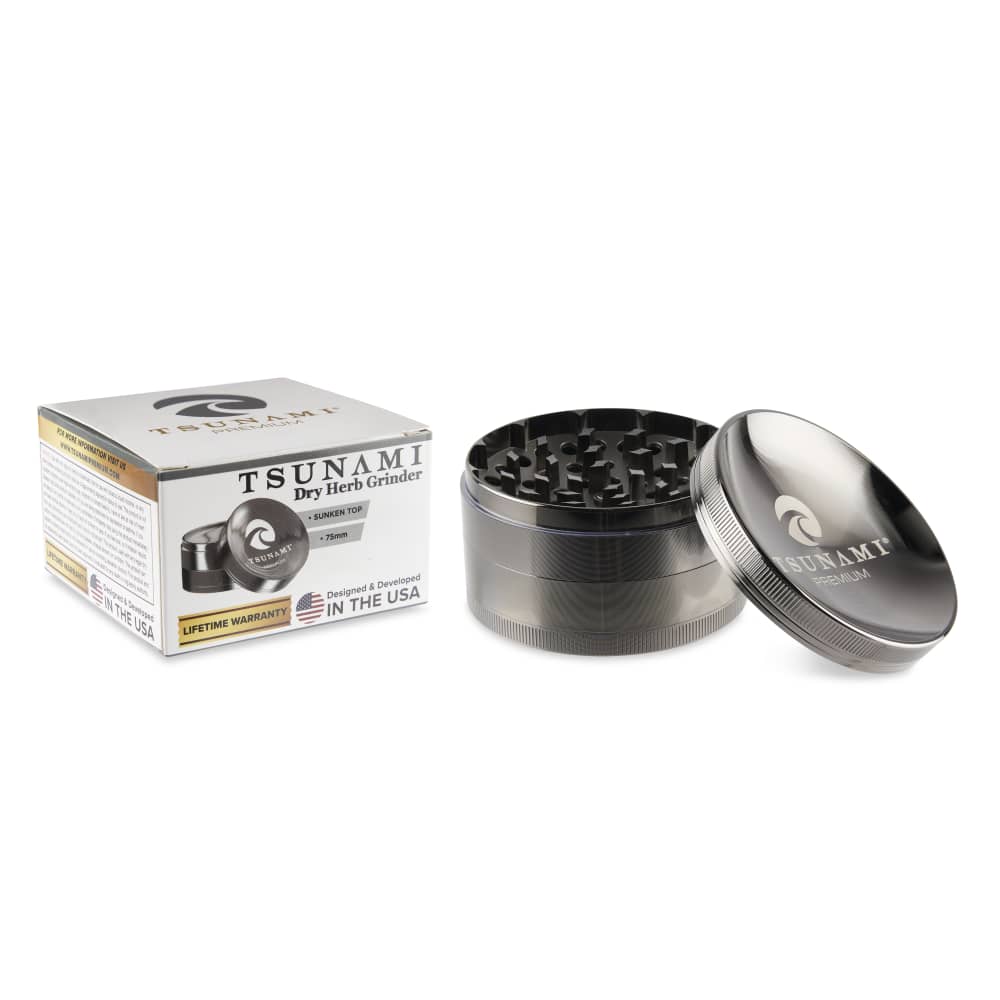 Tsunami Sunken Top 3" 4-Piece Grinder