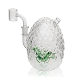 MJ Arsenal Dregg 2.0 Mini Rig with Borosilicate Glass, Female Joint, Front View on White