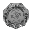 RAW Crystal & Metal Ashtray 'The Dark Side' variant, lead-free with magnetic base, top view