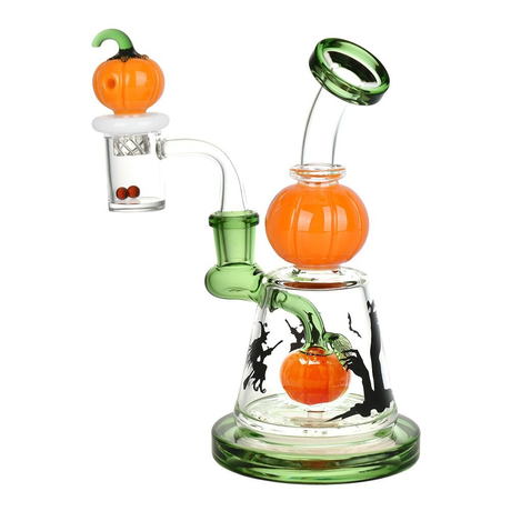 Halloween Ball Glass Dab Rig Set | 6.75" | 14mm F