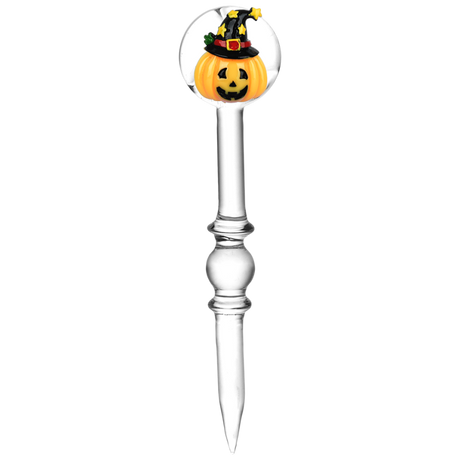 Halloween Assortment 2-in-1 Glass Dab Tool & Carb Cap | 5.5" | 30mm | 5 Pack