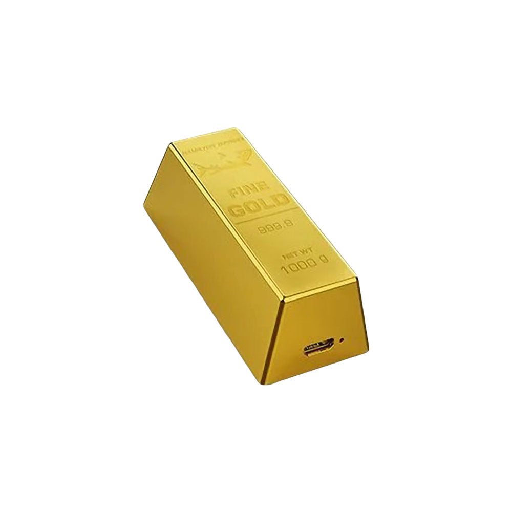 Hamilton Devices Gold Bar Vape Battery, Zinc Alloy, 480mAh, Side View