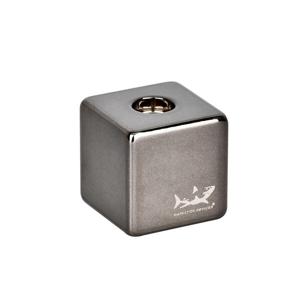 Hamilton Devices The Cube CCell Cartridge Vape in Black, 560mAh, Front View on White Background
