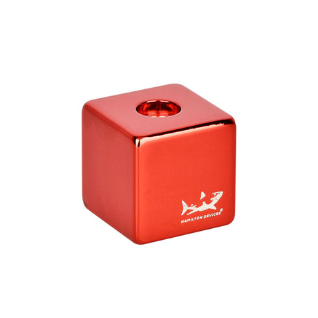 Hamilton Devices The Cube CCell Cartridge Vape in Black, 560mAh battery, front view on white background