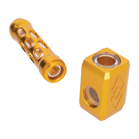 Aluminum Glass Hybrid Hammer Hand Pipe