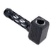 Aluminum Glass Hybrid Hammer Hand Pipe