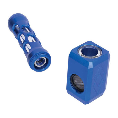Aluminum Glass Hybrid Hammer Hand Pipe