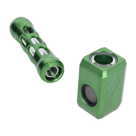 Aluminum Glass Hybrid Hammer Hand Pipe