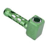 Aluminum Glass Hybrid Hammer Hand Pipe