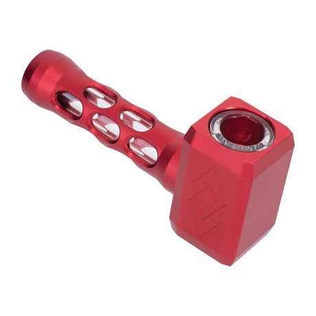 Aluminum Glass Hybrid Hammer Hand Pipe