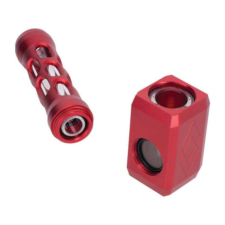 Aluminum Glass Hybrid Hammer Hand Pipe