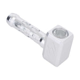 Aluminum Glass Hybrid Hammer Hand Pipe