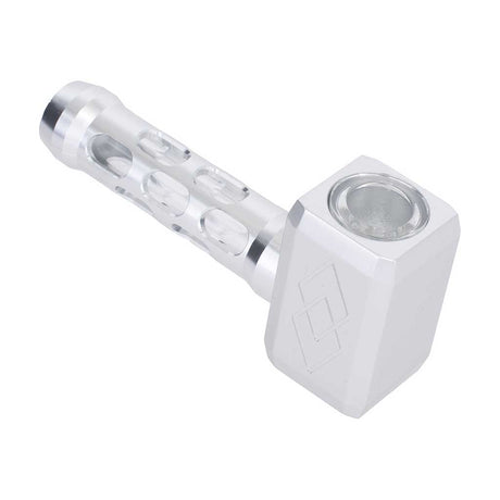 Aluminum Glass Hybrid Hammer Hand Pipe