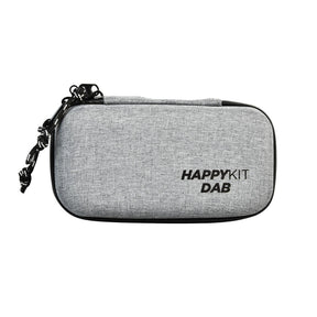 Happy Kit Torchless Happy Dab Kit in Black Grey, compact and portable with zipper