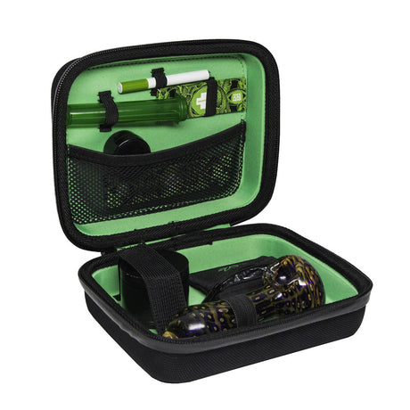 Happy Kit Very Happy Kit open case showing compartments with pipe and lighter
