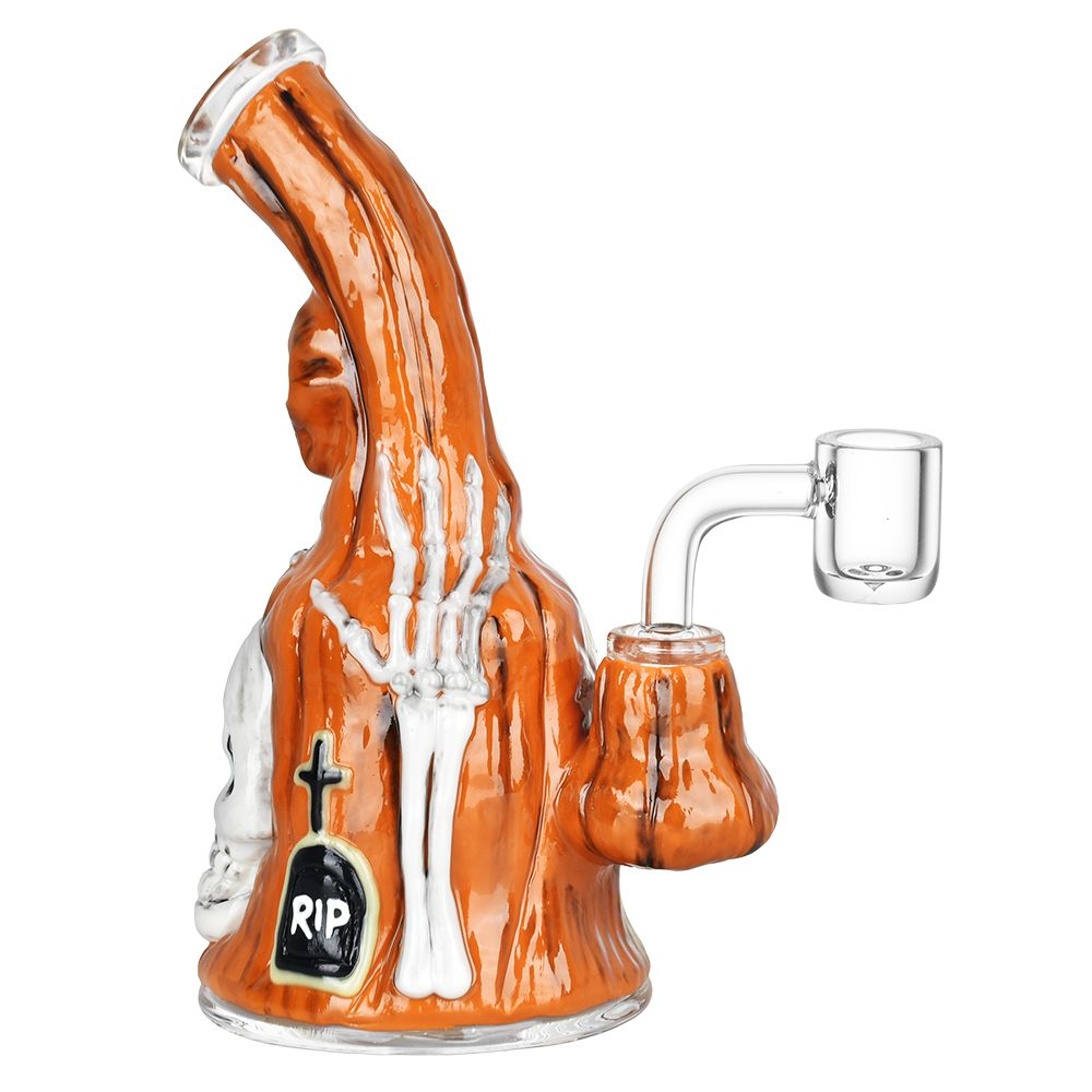 Haunted Gourd Glow 3D Painted Dab Rig | 7" | 14mm F