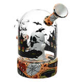 Haunted House Bell Jar Silicone & Glass Water Pipe | 4.5" | 14mm F | Designs Vary