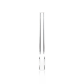 Haze Glass Mouthpiece by Haze Technologies, 2.5" Borosilicate Glass, Front View on White Background