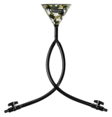 Head Rush Chrome Series Double Header Beer Bong with Camouflage Funnel, Front View