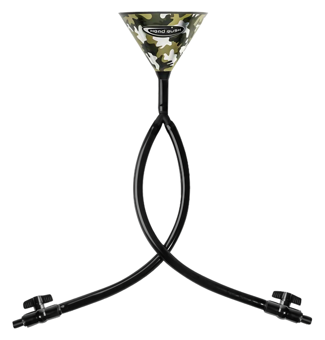 Header Bong Head Rush Chrome Series Double Header Beer Bong – DankGeek