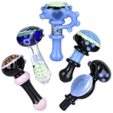 Heavy Layered Glass Spoon Pipe Assortment | 4.5" to 5" | 10ct Bundle