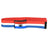 Canvas Hemp Leaf Belt in Red, White, & Blue with Steel Buckle - Front View