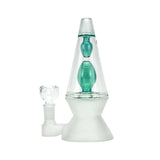 Hemper 70's XL Bong in Teal with 14mm Joint - Front View on White Background