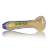 Hemper Color Changing Pipe with Purple Accents and HEMPER Logo - Side View