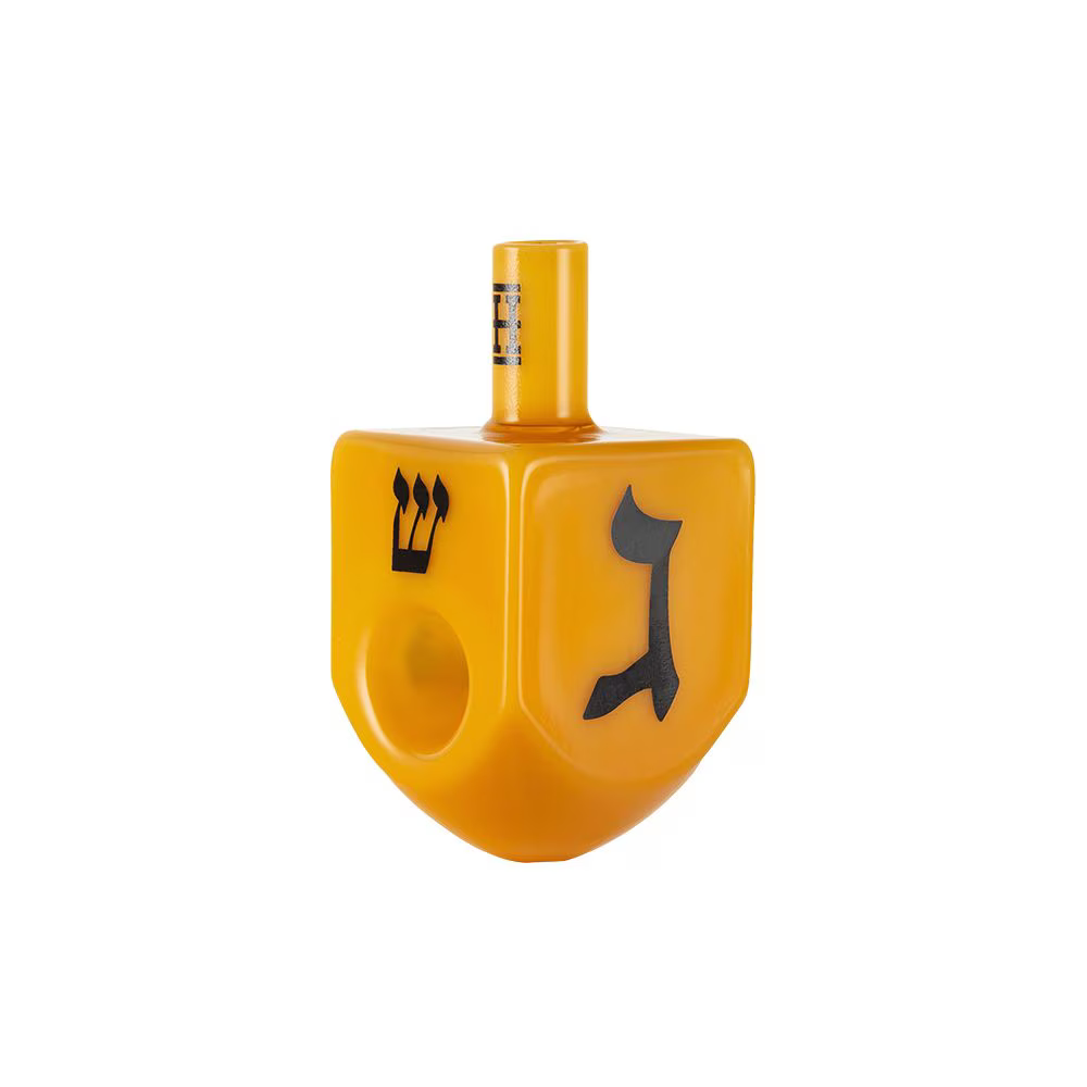 Hemper Dreidel Glass Hand Pipe | 4"