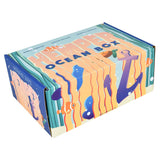 Hemper Fish Water Pipe packaging box with vibrant ocean theme design, angled view