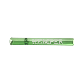 Hemper One Hitter Taster in Green - 3" Chillum Design Front View