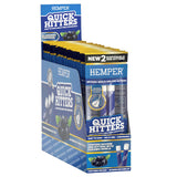 Hemper Quick Hitters Display Box, Blueberry Infused Steel One Hitters, 20pc Front View