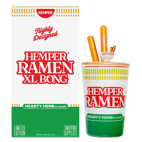 Hemper Ramen Glass Water Pipe | 14mm F