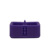 Hemper Silicone Caché Debowling Ashtray in Purple - Durable Silicone, Front View