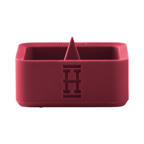Hemper Silicone Caché - Red Debowling Ashtray, Front View, Easy to Clean