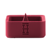 Hemper Silicone Caché - Red Debowling Ashtray, Front View, Easy to Clean