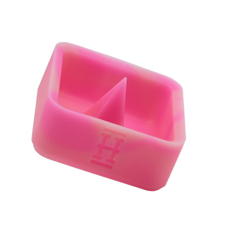 Hemper Silicone Caché Ashtray in Purple, Debowling Feature, Easy to Clean, Top View