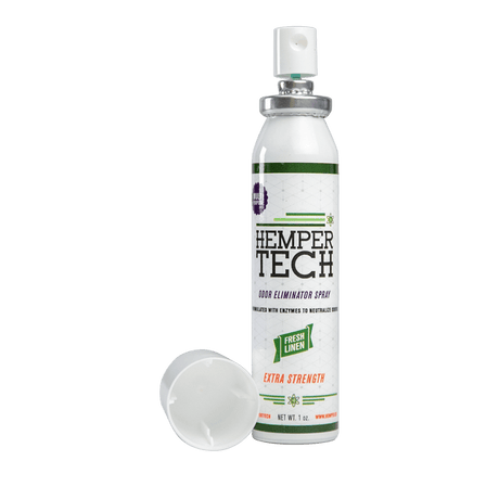 Hemper Tech Fresh Linen Odor Eliminator Spray bottle front view on white background