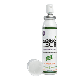 Hemper Tech Fresh Linen Odor Eliminator Spray bottle front view on white background