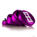 Hemper Travel Aluminum Grinder 4 Piece in Purple, compact and durable design, side angle view