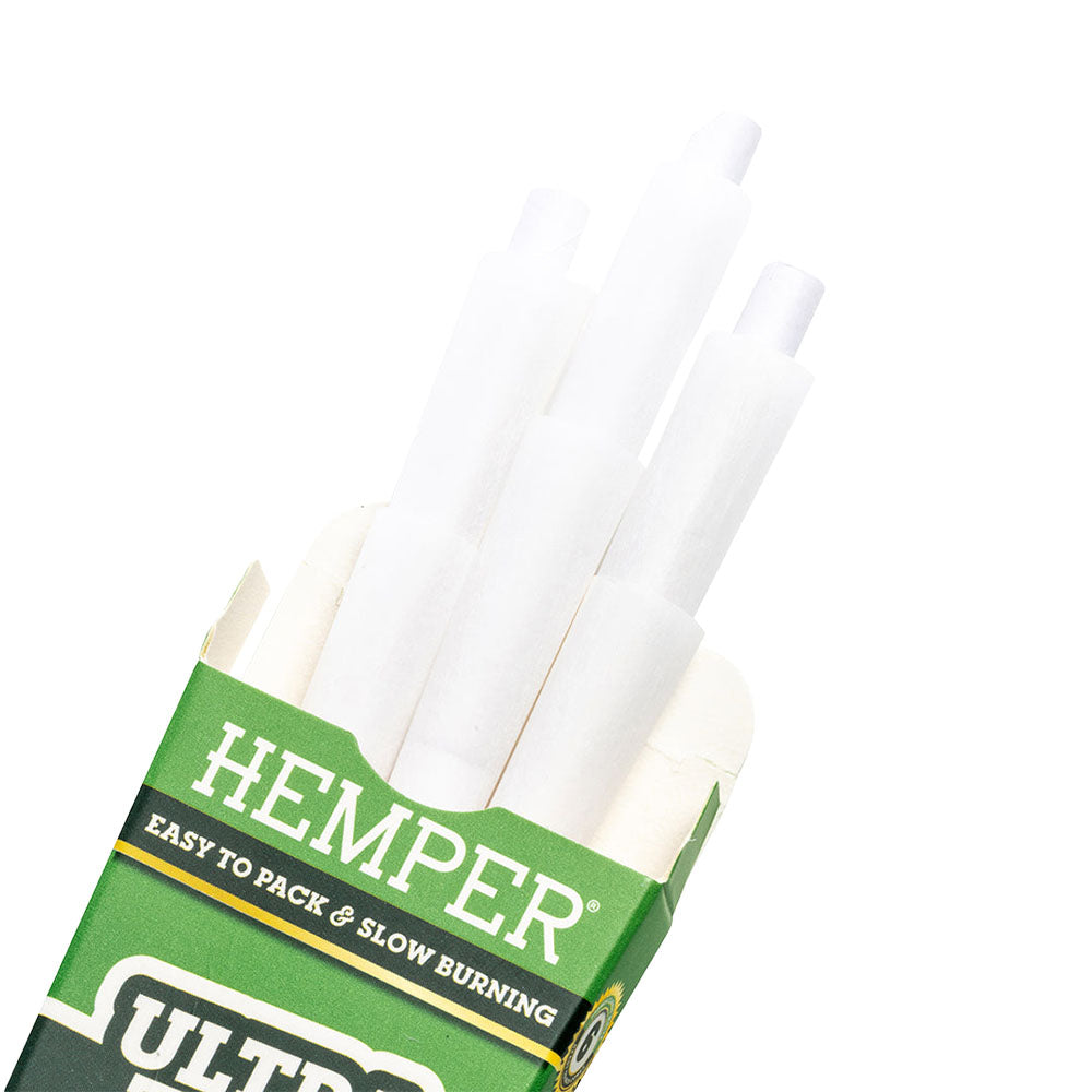 Hemper Ultra Thin Organic Cones 24pc Display, King Size, Easy to Pack & Slow Burning